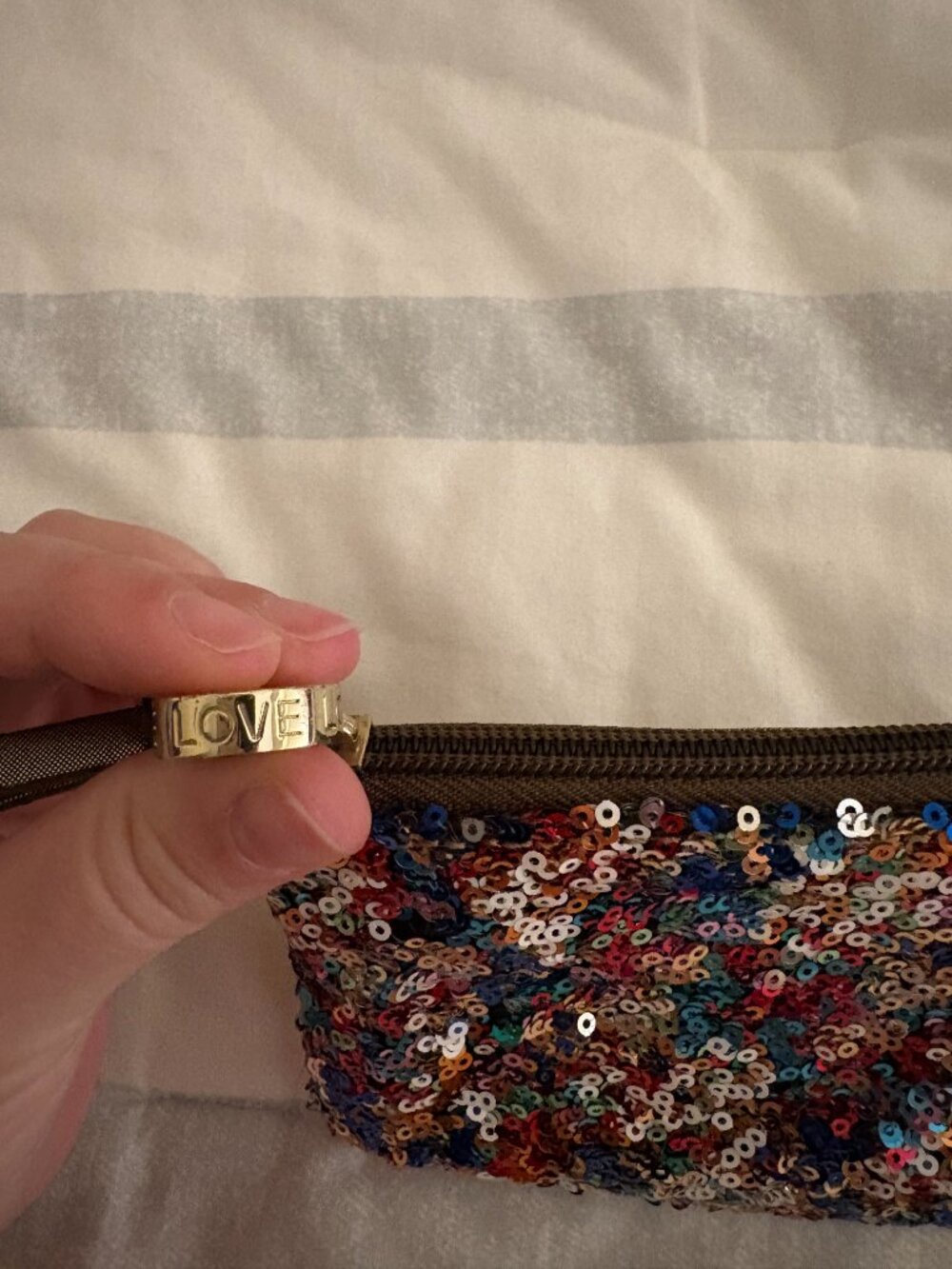 Small sequin bag - Picture 5 of 6